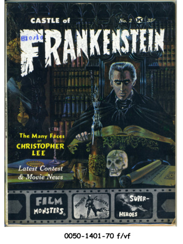 Castle of Frankenstein #02 © 1962 Gothic Castle